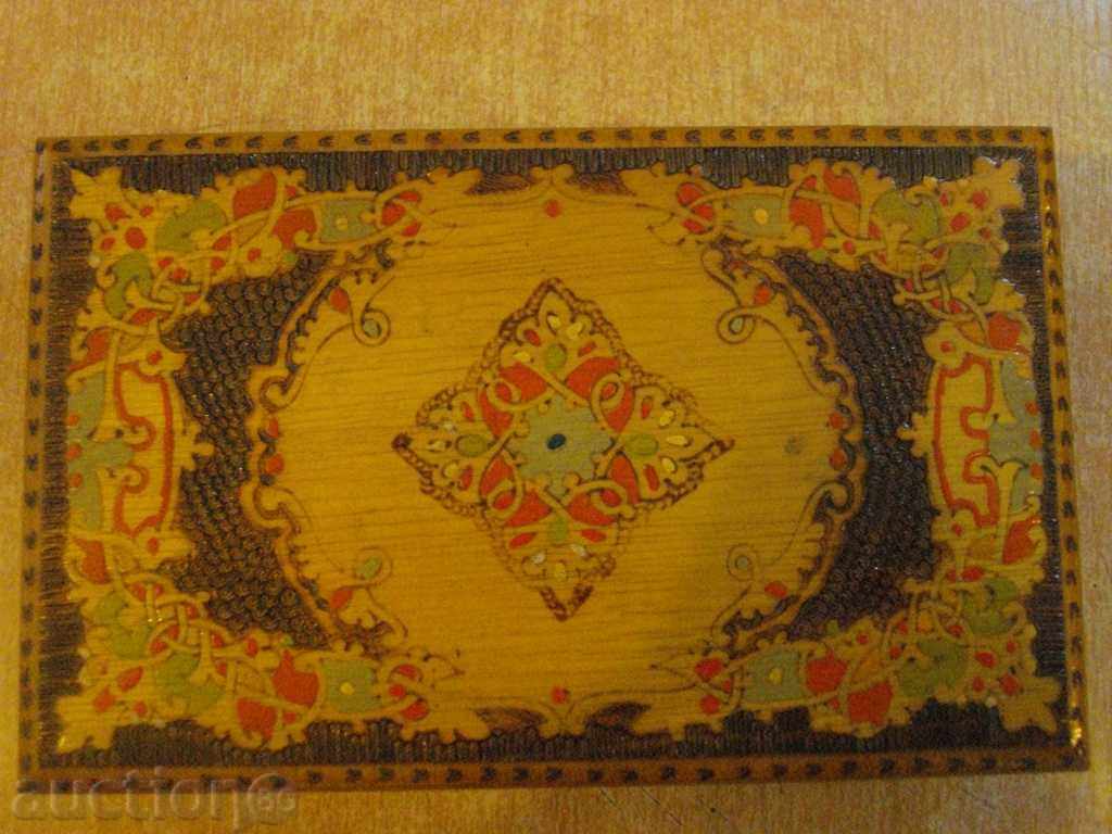 Cigarette box pyrographic - new - 5 Cigarette box pyrographic - new - 5