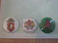 Lot of round badges