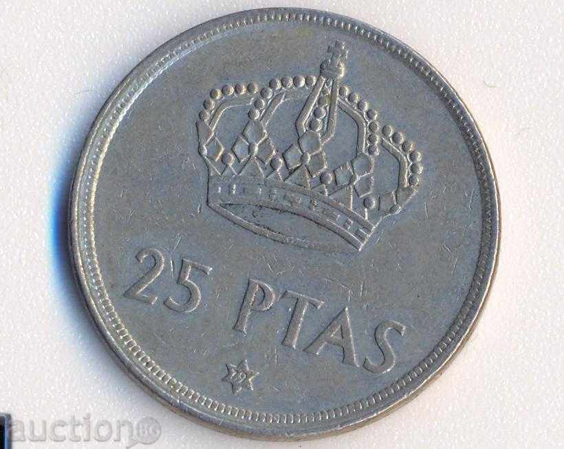 Spania 25 pesetas 1975