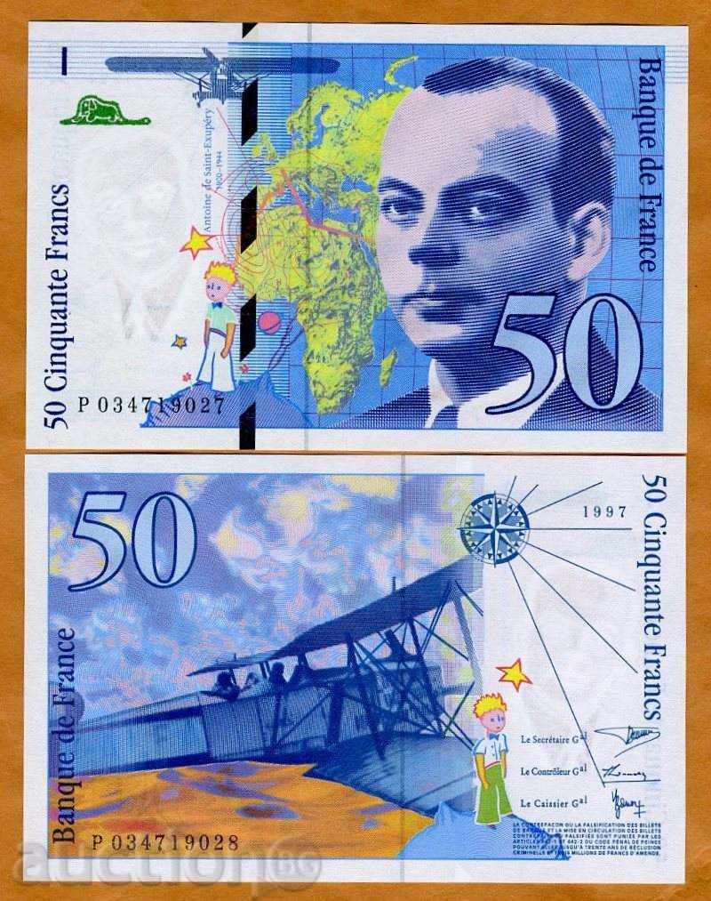 Франция 50 франка 1997 UNC