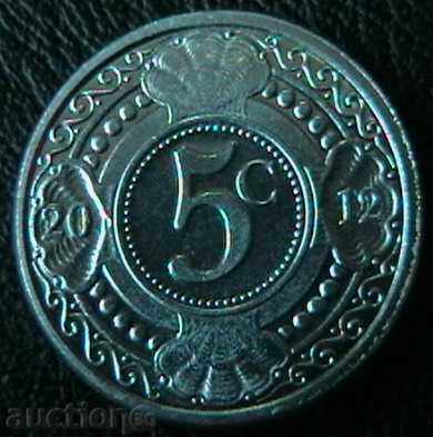 5 цента 2012, Холандски Антили