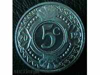 5 cents 2012, Netherlands Antilles