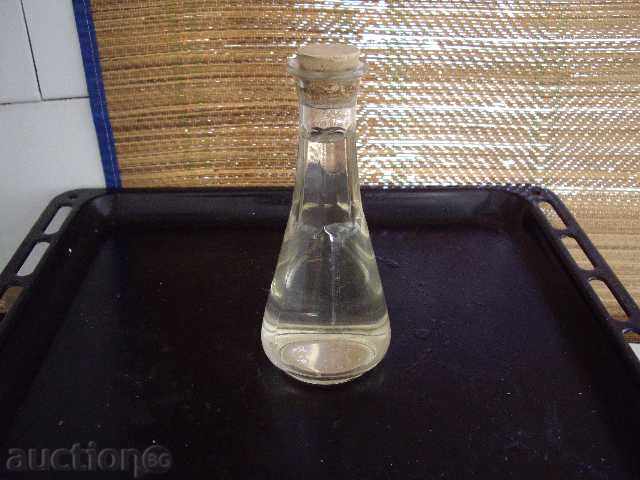 Old glass flask