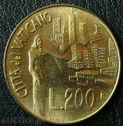 200 liras 1991, Vatican