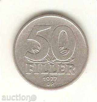+Унгария  50  филера  1977 г.