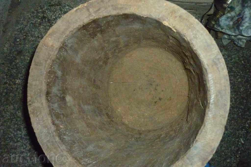 Ancient wood chiller, wooden mortar, wooden - 5 Ancient wood chiller, wooden mortar, wooden - 5