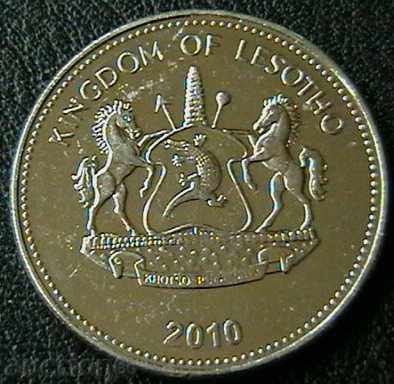 5 minota 2010, Lesotho with price 6.00 BGN | € 3.07 5 minota 2010, Lesotho with price 6.00 BGN | € 3.07