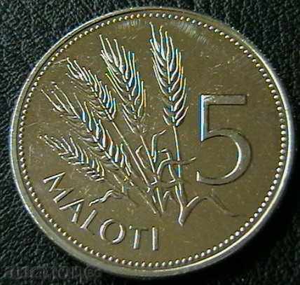 5 малоти 2010, Лесото