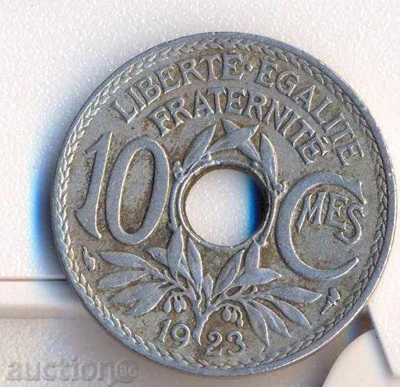 Franța 10 centime 1923