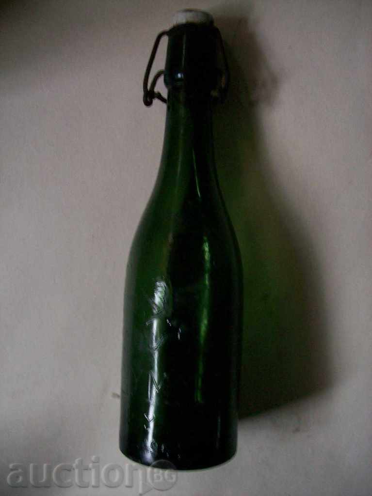 Много стара бирена бутилка - Шумен-Русе 1941 г.