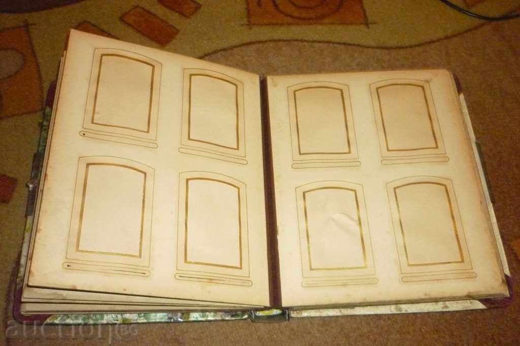 Старинен албум края на 19-ти век, снимка, фотогрфия, картичк - 5