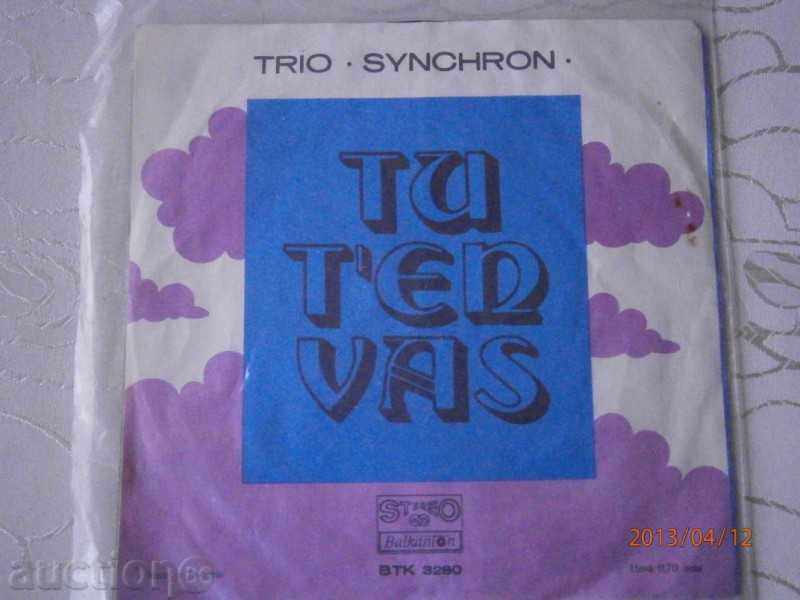 Auction  TRIO SYNCHRON - PALOMA - small plate - BALKANTON - VTM 3280
