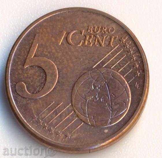 Гърция 5 евроцента 2007 година
