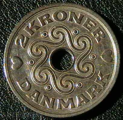 2 крони 1992, Дания