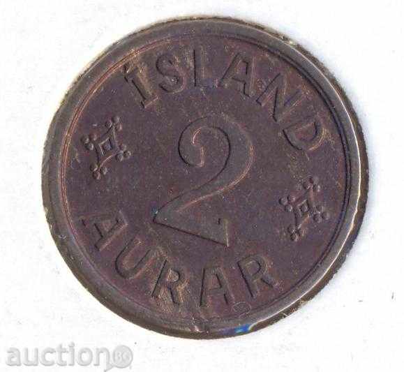 Islanda 2 aurar 1940