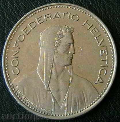 5 Franc 1997, Switzerland
