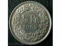 1/2 φράγκο 1969, Ελβετία