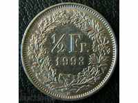 1/2 franc 1993, Switzerland