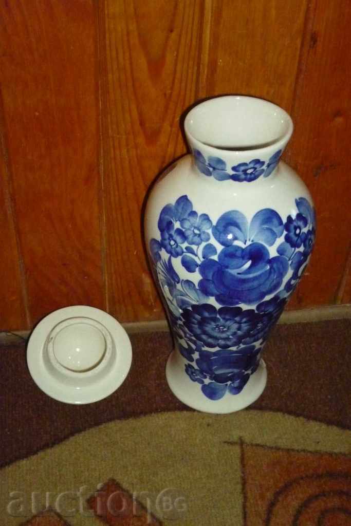 Hand painted porcelain vase, porcelain with price 39.00 BGN | € 19.94