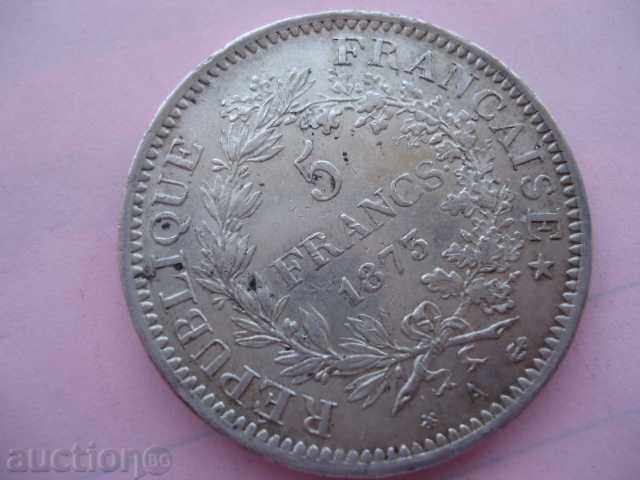 Delivery of 5 francs 1873 A France Delivery of 5 francs 1873 A France