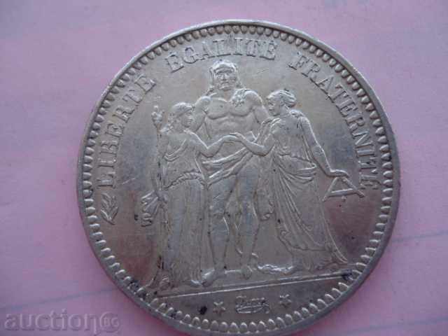 5 francs 1873 A France - 5 5 francs 1873 A France - 5