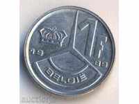 Белгия 1 франк 1989 година