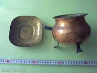 LOT vase decorative, bronz și cupru