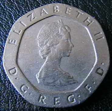 20 pence 1982, Great Britain with price € 0.51 | 1.00 BGN