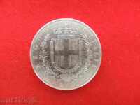 5 lire 1871 M Italy silver - COMPARE AND APPRAISE! NO CHINA!