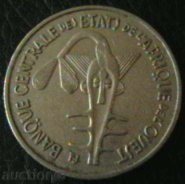 100 franci 1967 Statelor Vest-Africane cu preț 1.99 BGN | € 1.02 100 franci 1967 Statelor Vest-Africane cu preț 1.99 BGN | € 1.02