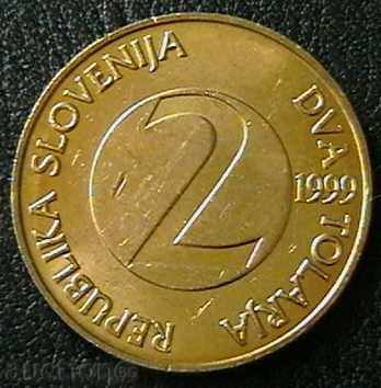 2 tolar 1999, Slovenia