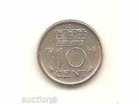 + Netherlands 10 cents 1948