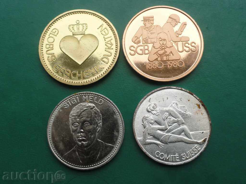 Lot medals and tokens - 5 Lot medals and tokens - 5