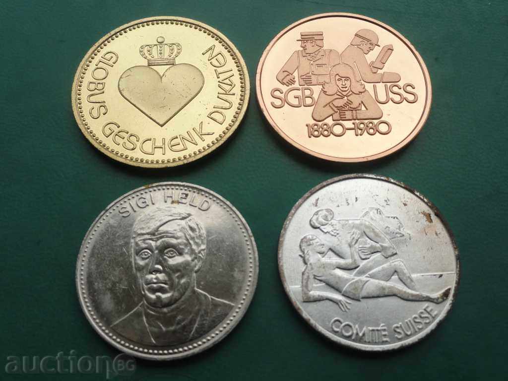 Lot medals and tokens - 7 Lot medals and tokens - 7