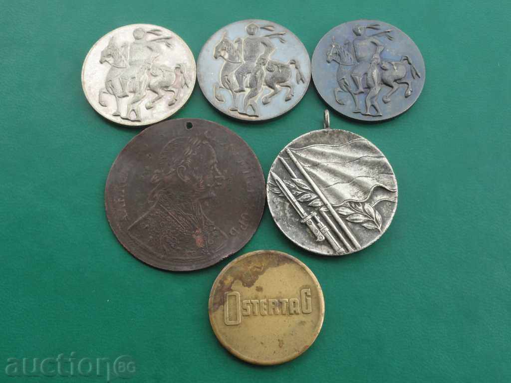 Lot medalii, pendante și jetoane - 5