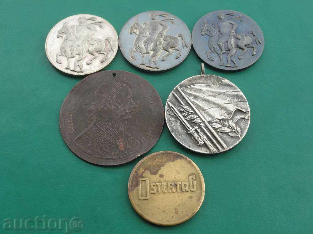 Lot medalii, pendante și jetoane - 7