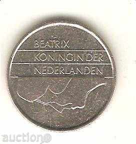 + Netherlands 25 cents 1984 with price 0.90 BGN | € 0.46