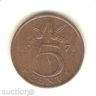 +Холандия  5  цента  1971 г.