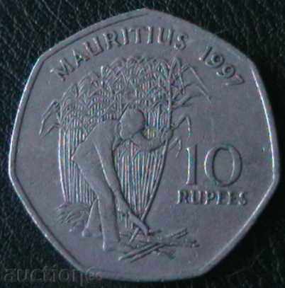 10 Rupees 1997, Mauritius