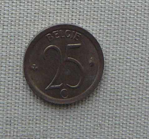 25 centimes 1969. Βέλγιο