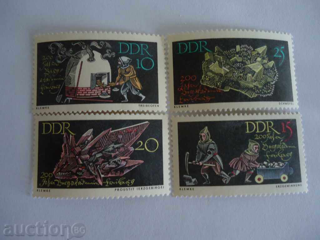 GDR 1965 200 de ani. Freiberg Academiei Miniere