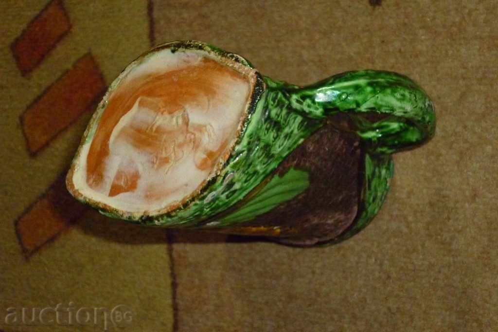 Glazed Trojan jug, ceramics, vase, chalice - 6