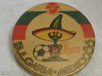 Значка Световно първенство по футбол Мексико 1986