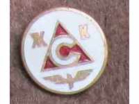 insignă de fotbal Slavia JAC