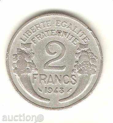 +Франция  2  франка  1948 г.