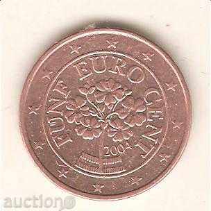 + Austria 5 euro cents 2004 with price 0.30 BGN | € 0.15 + Austria 5 euro cents 2004 with price 0.30 BGN | € 0.15