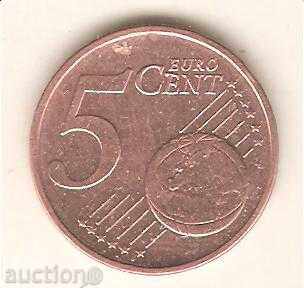 + Austria 5 euro cents 2004