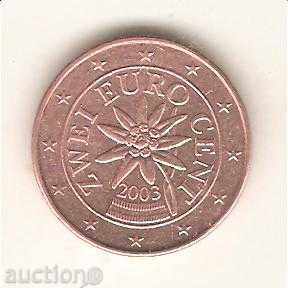 + Austria 2 euro cents 2003 with price 0.30 BGN | € 0.15 + Austria 2 euro cents 2003 with price 0.30 BGN | € 0.15
