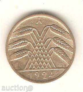 Germany 10 retentive 1924 A with price 1.40 BGN | € 0.72 Germany 10 retentive 1924 A with price 1.40 BGN | € 0.72