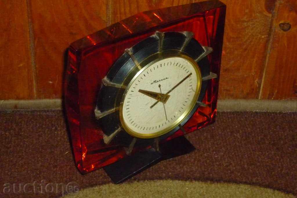 Настолен часовник "МЪЛНИЯ", соц реализъм, будилник - 7 Настолен часовник "МЪЛНИЯ", соц реализъм, будилник - 7